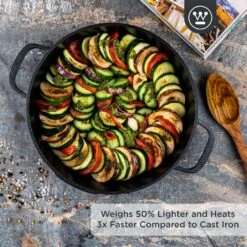 Westinghouse Hapjespan Performance - Blissful Black - ø 32 Cm / 5.8 Liter - Standaard Anti-aanbaklaag -Keukengerei Winkel WCCC0095L28BK 2 1