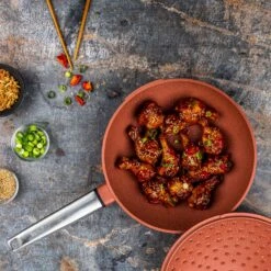 Westinghouse Wokpan Performance - Rebel Red - ø 28 Cm - Standaard Anti-aanbaklaag -Keukengerei Winkel WCCW0095028OR 14