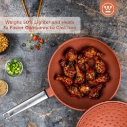 Westinghouse Wokpan Performance - Rebel Red - ø 28 Cm - Standaard Anti-aanbaklaag -Keukengerei Winkel WCCW0095028OR 2