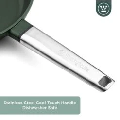 Westinghouse Wokpan Performance - Gracious Green - ø 28 Cm - Standaard Anti-aanbaklaag -Keukengerei Winkel WCCW0095028SG 5 1
