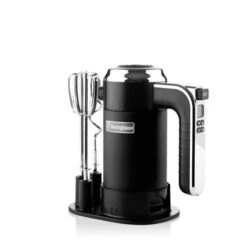 Westinghouse Handmixer Retro Collections - 6 Standen - Liquorice Black - WKHM250BK -Keukengerei Winkel WKHM250BK Retro Hand Mixer 1 600x600 1