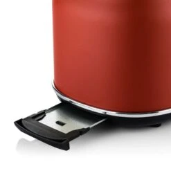 Westinghouse Broodrooster Retro Collections - 2 Sleuven - Cranberry Red - WKTTB857RD -Keukengerei Winkel WKTTB857RD Retro 2 Slice Toaster 4