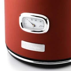 Westinghouse Waterkoker Retro Collections - 2200 W - Cranberry Red - 1.7 Liter - WKWKH148RD -Keukengerei Winkel WKWK148RD Retro Kettle 2