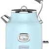 Westinghouse Waterkoker Retro Collections - 2200 W - Blauw - 1.7 Liter - WKWKH148BU -Keukengerei Winkel WKWKH148BU 1