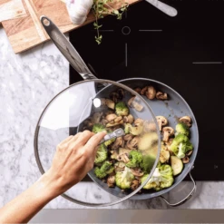 GreenPan Pannendeksel - Hittebestendig Glas - ø 24 Cm -Keukengerei Winkel a83e871d160df765fdf57bb45ddf63e2b65b0cdf CW000028 004 2 a5B15D 1