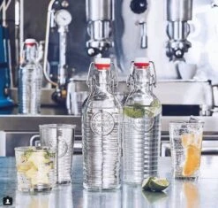 Bormioli Rocco Beugelflessen / Weckflessen Officina 1825 - Transparant - 1.2 Liter - 2 Stuks -Keukengerei Winkel bormioli waterflessen 3