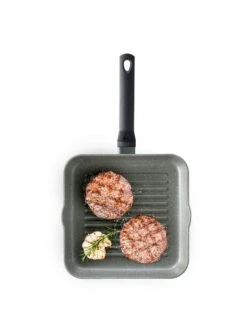 BK Grillpan Granite Aluminium - 26 X 26 Cm - Keramische Anti-aanbaklaag -Keukengerei Winkel f113e5dfcff3bb6c2b79cb095da24baae80d517b BK GRANC Opn Grill top 1