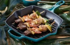 Le Creuset Grillpan Signature - Deap Teal - 26 X 26 Cm - Geëmailleerde Anti-aanbaklaag -Keukengerei Winkel grillpfanne deepteal livest