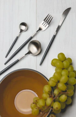 Jay Hill Bestekset - RVS / Zwart - 24 Delig / 6 Personen -Keukengerei Winkel jay hill bestek rvs 1 2