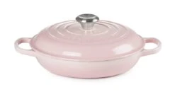 Keukengerei Winkel -Keukengerei Winkel le creuset campagnard shell pink 26cm 1