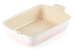 Le Creuset Ovenschaal Heritage - Shell Pink -26 X 19 Cm / 2.4 Liter -Keukengerei Winkel le creuset ovenschaal shell pink 26cm 1