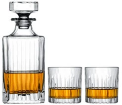 Cookinglife Whiskey Set (karaf & Whiskeyglazen) Moville - 3 Delige Set