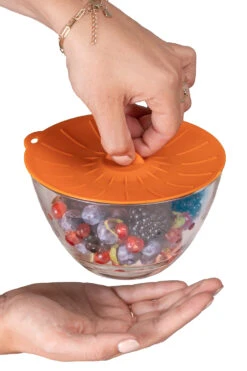 Sareva Siliconen Vershouddeksels - Vacuum - 5 Stuks -Keukengerei Winkel product 1 2 1