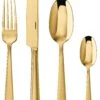 Sambonet Bestekset Flat - Goud - 24 Delig / 6 Personen -Keukengerei Winkel sambonet bestekset flat goud