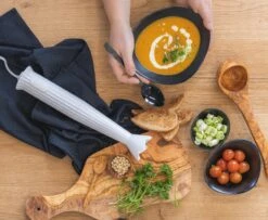 Alessi Staafmixer Plissé - 2 Standen - Wit - Michele De Lucchi - MDL10 W -Keukengerei Winkel staafmixer 1 1